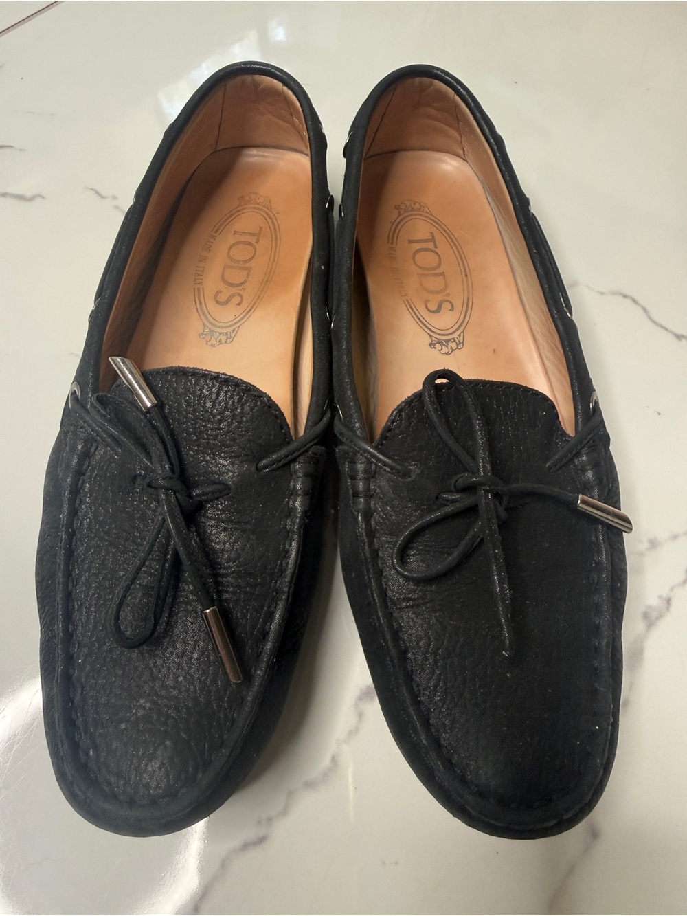 Tod’s Black Suede Driving Moccasins – EU 36.5 / US 6.5